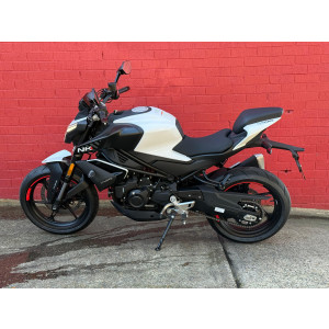 CFMOTO 450NK, Demo, 2024, 70km only, Registered 04/02/2026, under factory warranty, As new, $75 per week for 30 months and NO DEPOSIT.