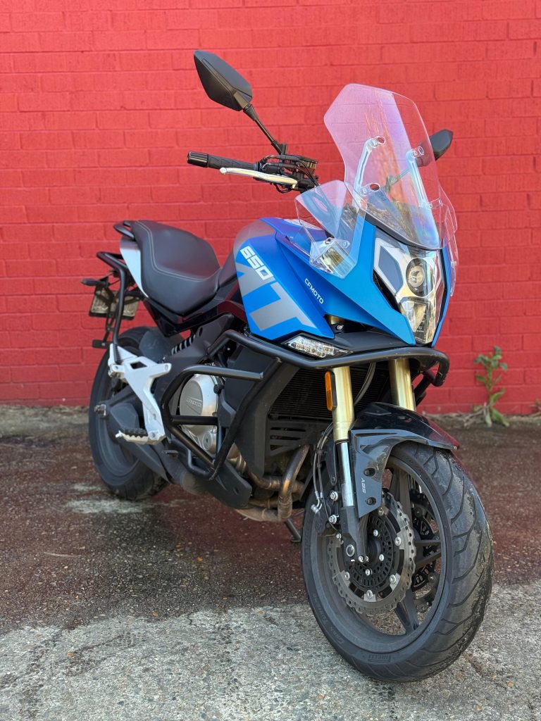 CFMOTO 650MT, 2023, Under factory warranty, full service history, $69 per week.